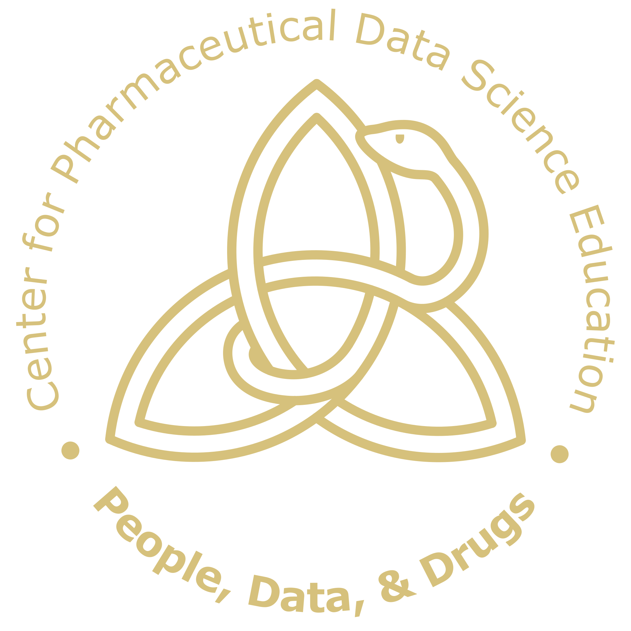 CPDSE circle lock-up, Gold on Forest Green